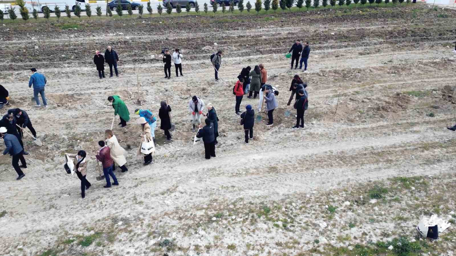 tusas sehidi ekici anisina 1000 meyve fidani toprakla bulusturuldu 2