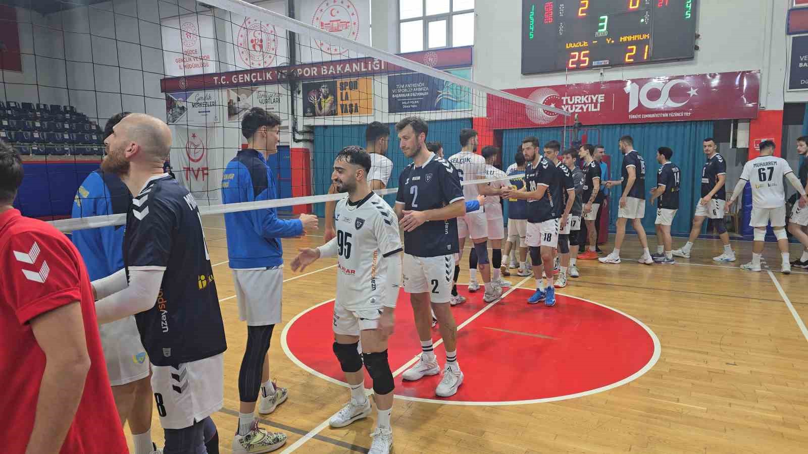 tvf erkekler 1 ligi duzce belediyesi spor akademisi rakibini 3 0la gecti 5 3ueGacbd