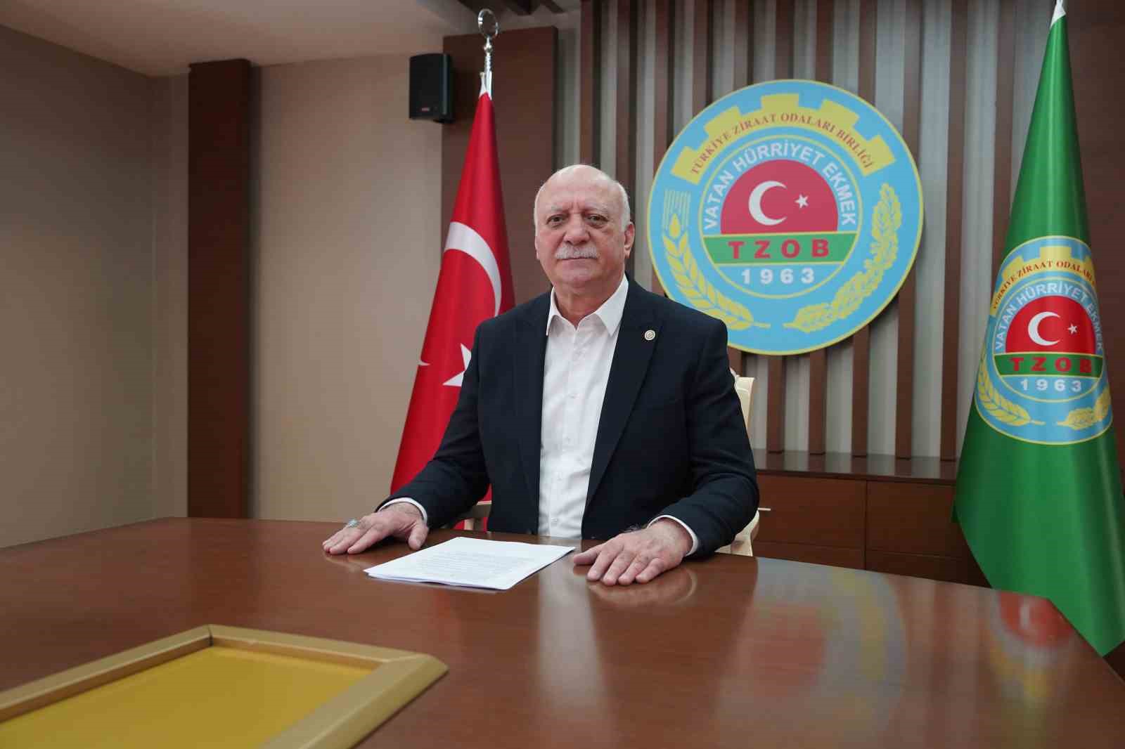 tzob genel baskani bayraktar eski ve verimsiz sulama kanallari yenilenmelidir 0 FgEL3YRm