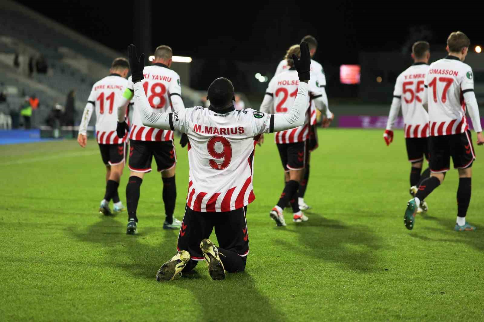 uefa konferans ligi breidablik 1 samsunspor 1 ilk yari 0 GKU2QWBN