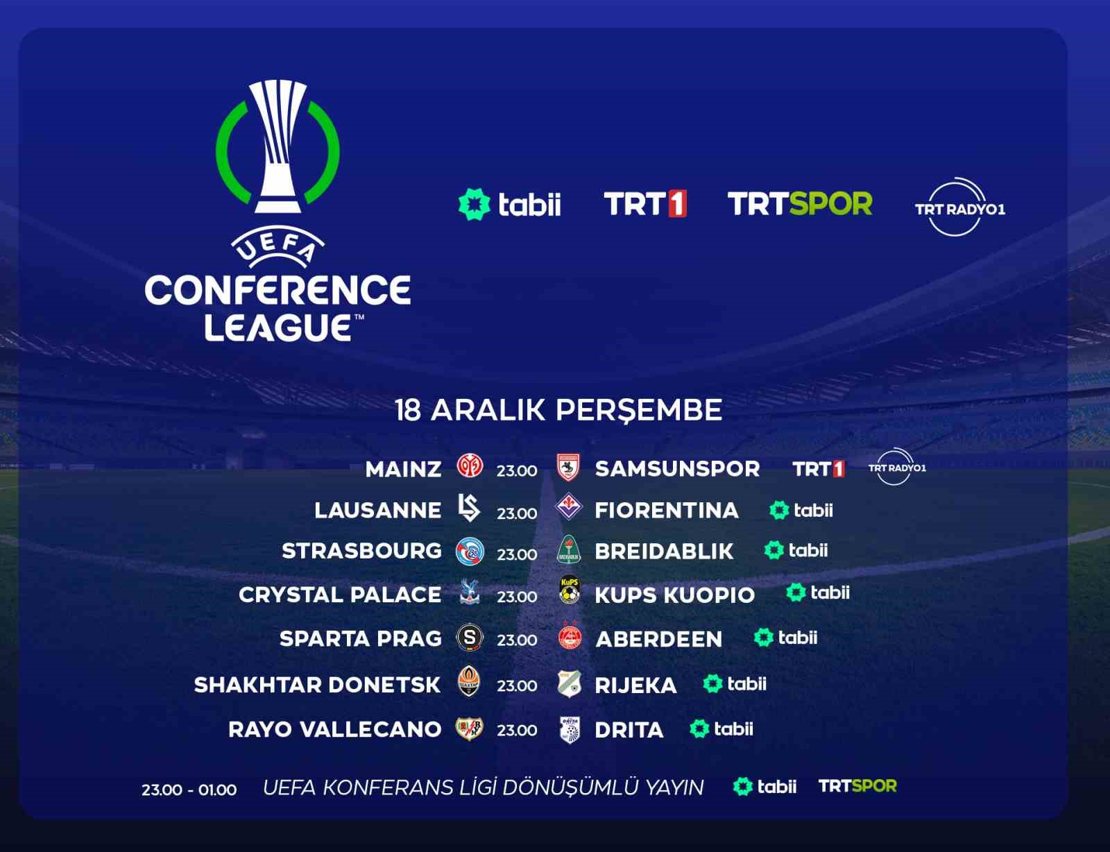 uefa konferans ligi maclari trt ve tabiide 0 gnmOAFdE