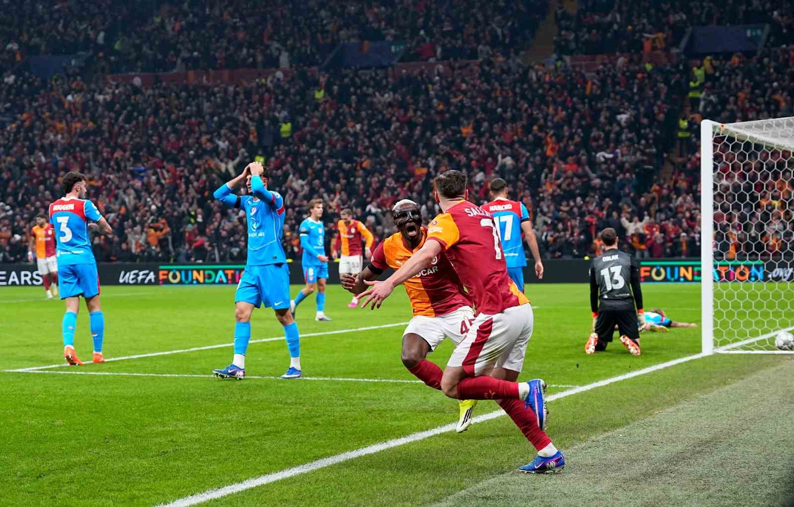 uefa sampiyonlar ligi galatasaray 1 atletico madrid 1 ilk yari 3