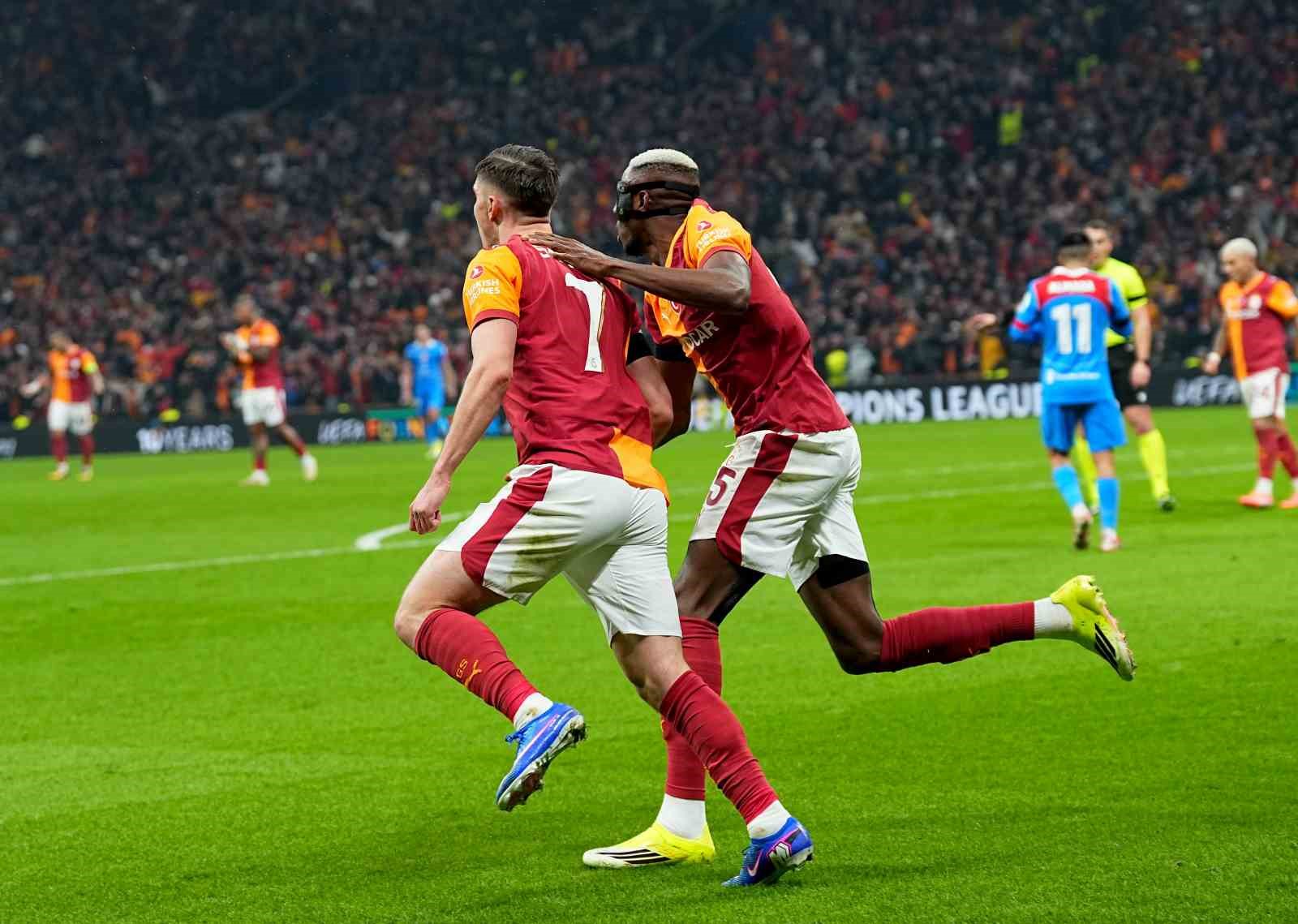 uefa sampiyonlar ligi galatasaray 1 atletico madrid 1 ilk yari 6