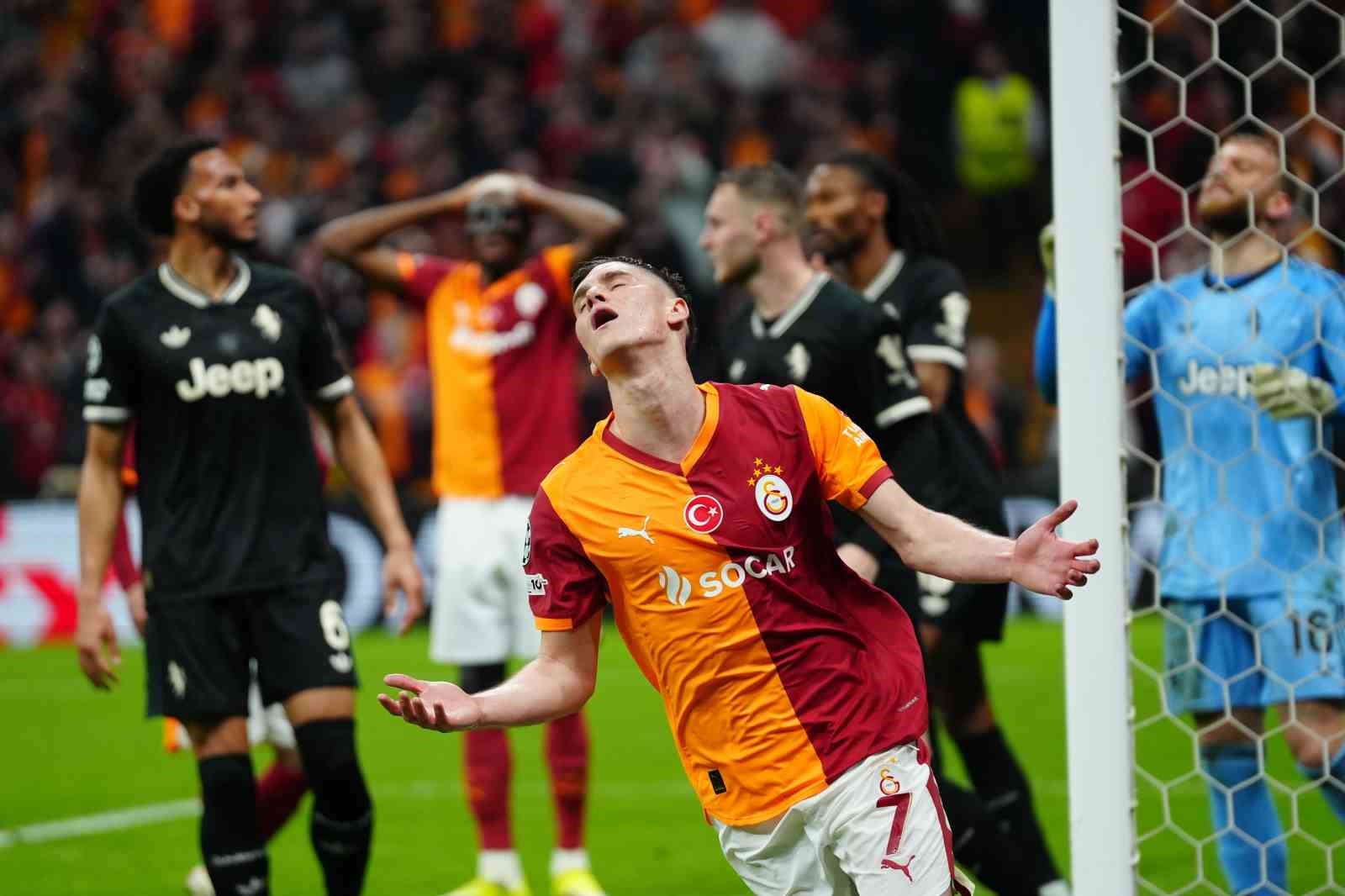 uefa sampiyonlar ligi galatasaray 1 juventus 2 ilk yari 36