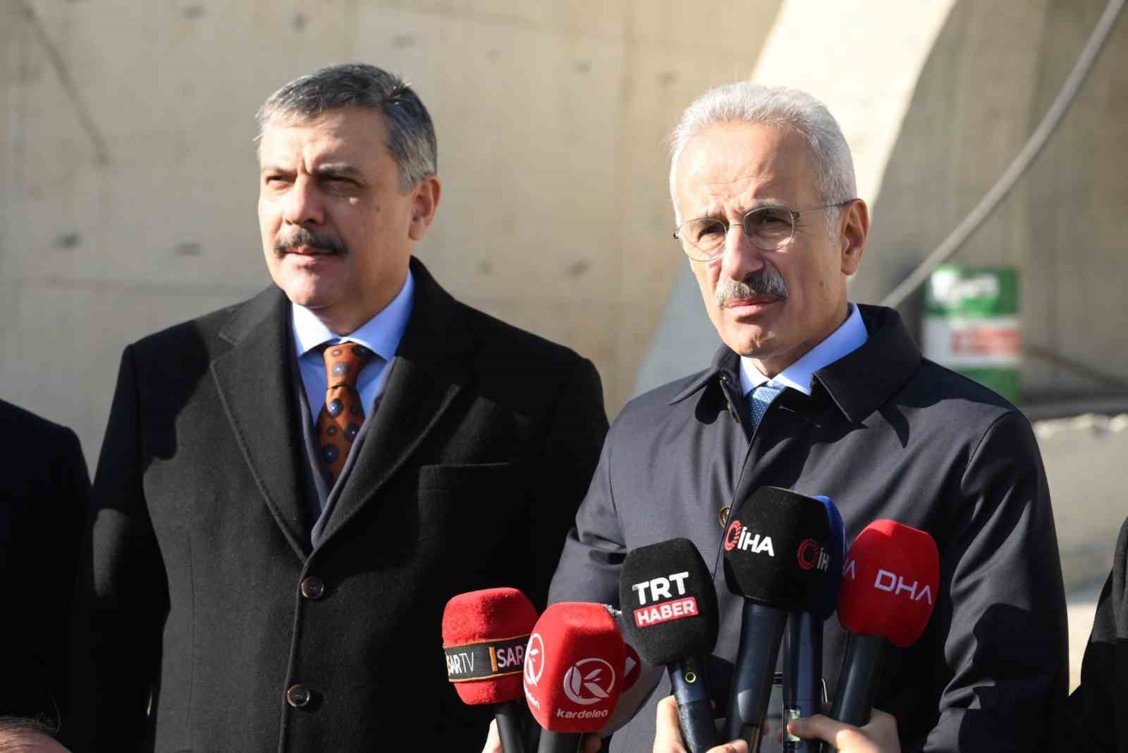 ulastirma ve altyapi bakani uraloglu 2026 yilinin ilk yarisi icerisinde tuneli hizmete acmis olacagiz zTKeHYcP