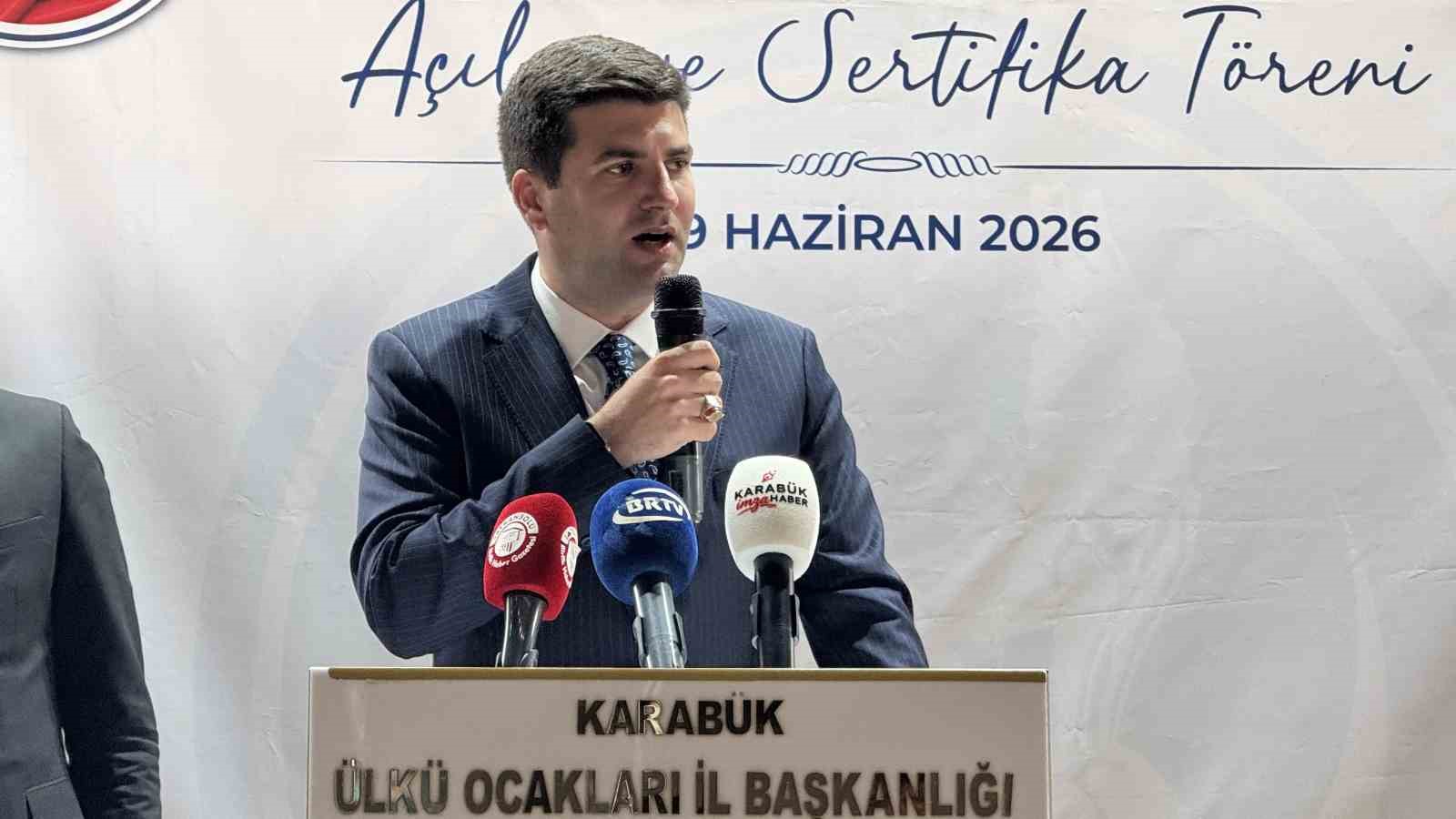 ulku ocaklari genel baskani yildirim karabukte 5