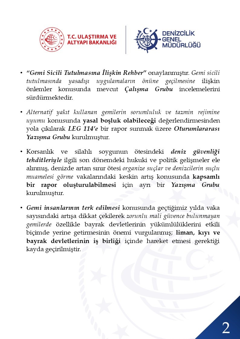 uluslararasi denizcilik orgutu deniz hukuku komitesinin 113 donem toplantisi londrada yapildi 1 NbNdTOD9