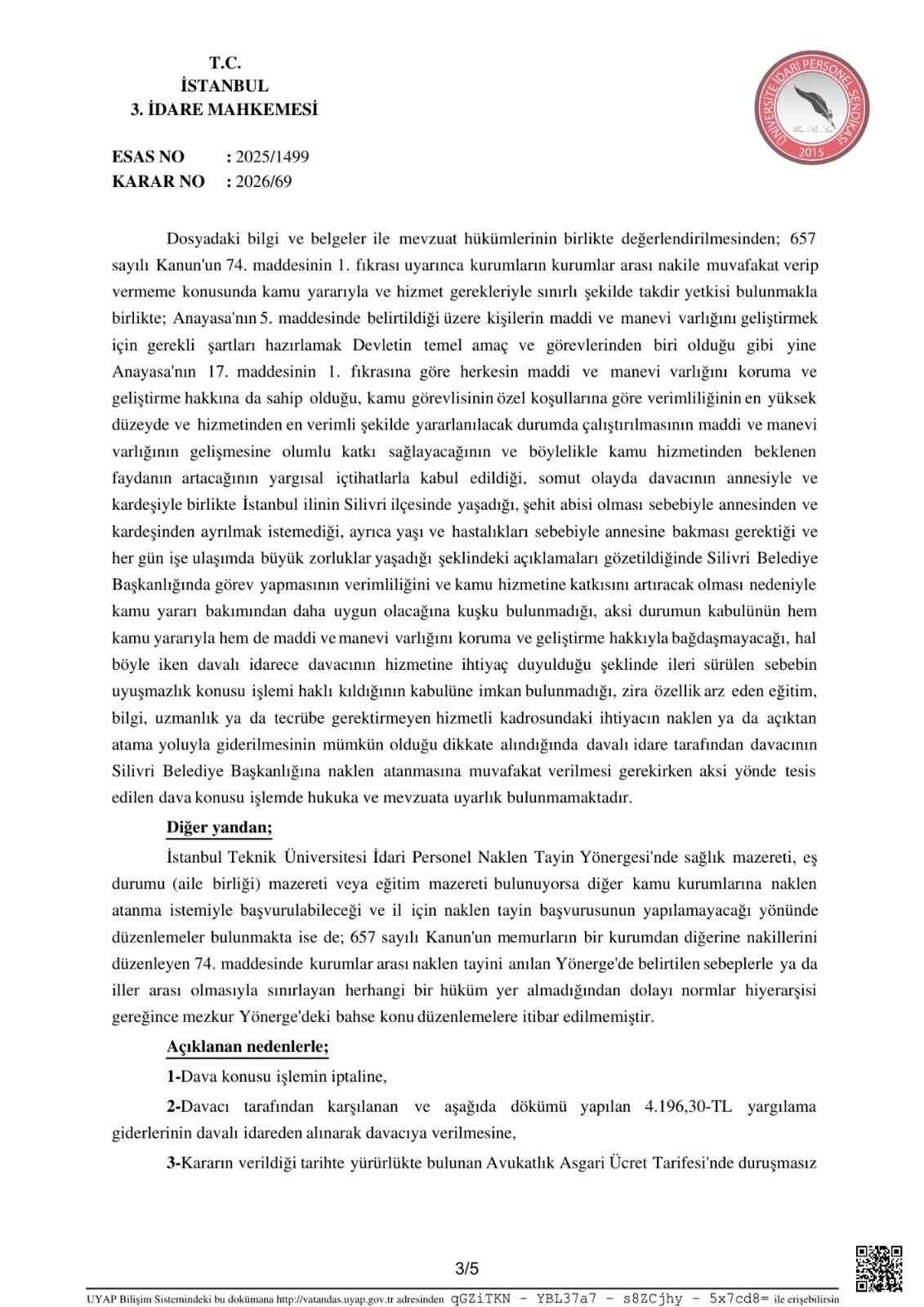 unipersenden tayin hakki icin emsal niteliginde yargi karari 1 2Flm3YHe