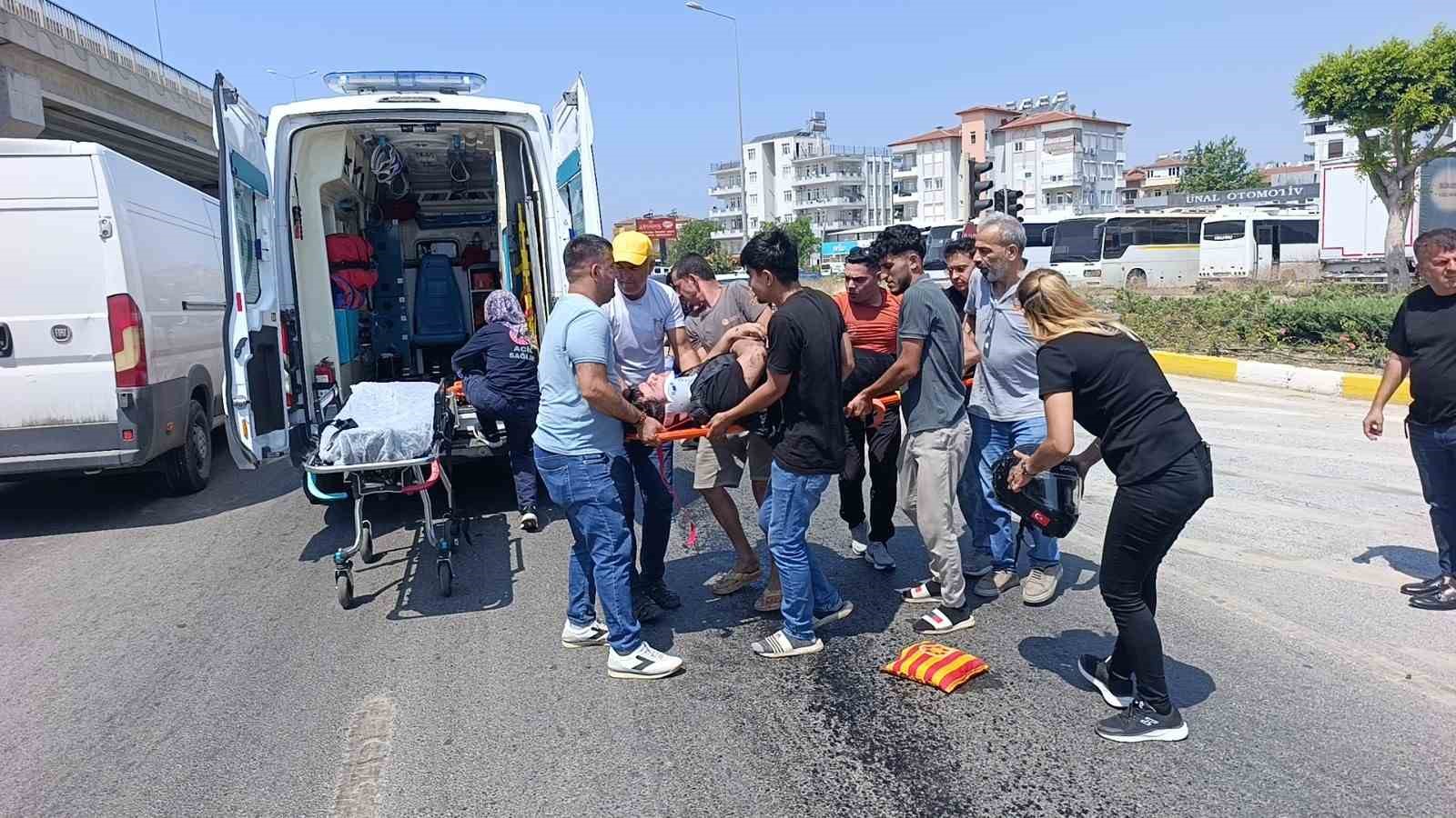 yag dokulen yolda kayarak 50 metre suruklenen motosikletli yaralandi 0 2mMv69gn