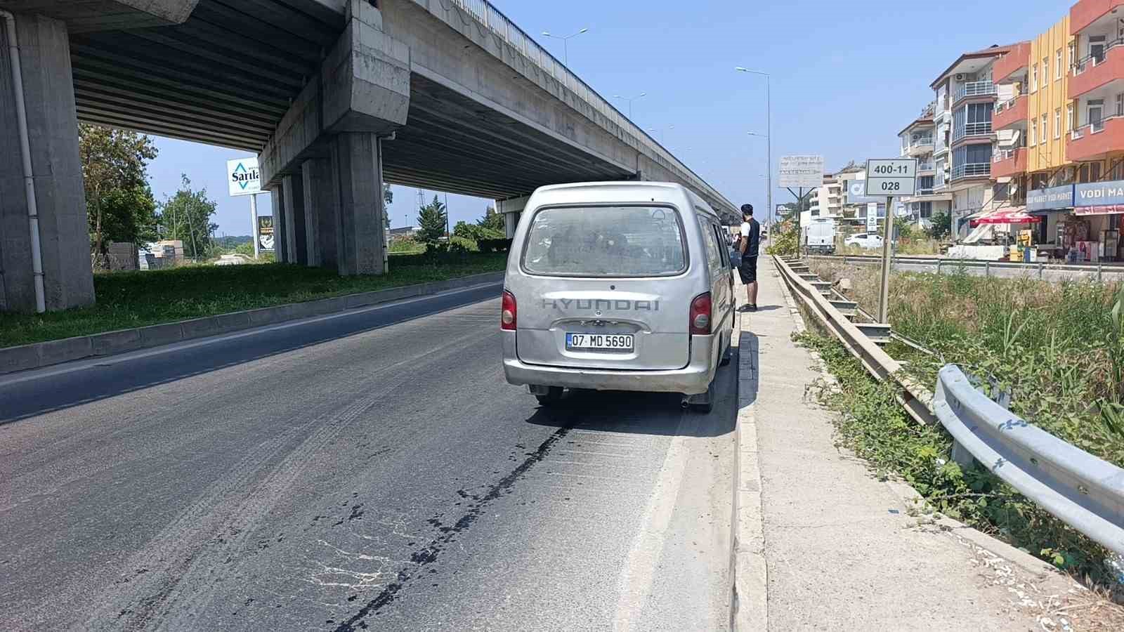 yag dokulen yolda kayarak 50 metre suruklenen motosikletli yaralandi 5 AvqQMUf5