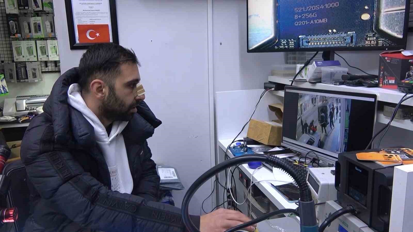 yalovada 9 kisilik grubun esnafa saldirdigi anlar kamerada 4