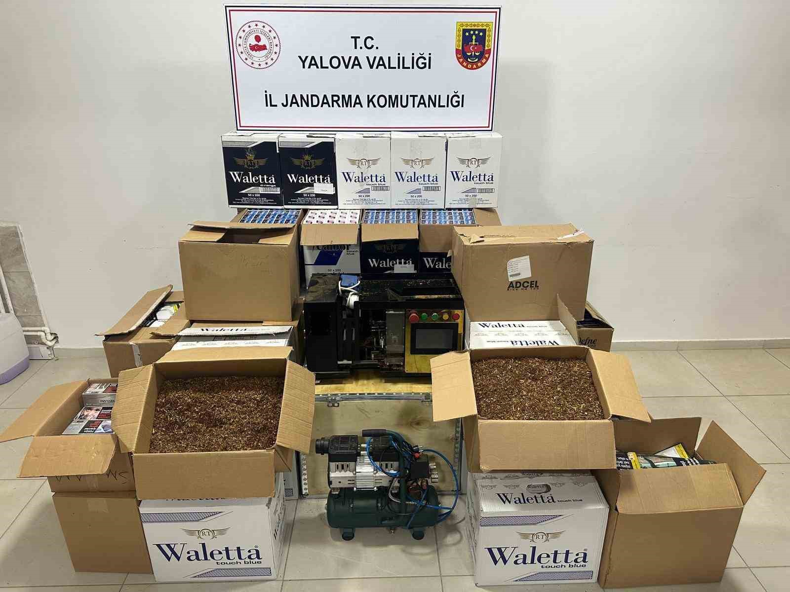 yalovada jandarmadan kacak tutun operasyonu 1 OlC5bCKV