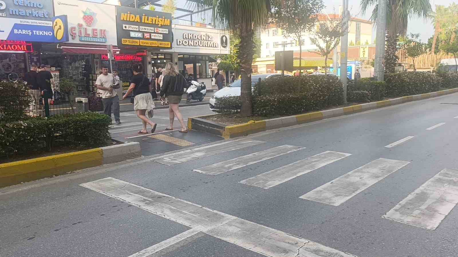 yaya gecidindeki kadina carpan bisikletli firar etti 2