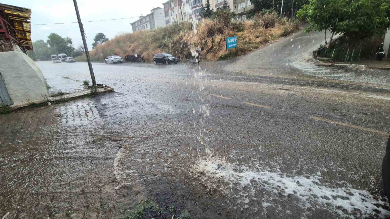 yaz ortasinda saganak surprizi tekirdagda yollar gole dondu 0 33PkbG1w