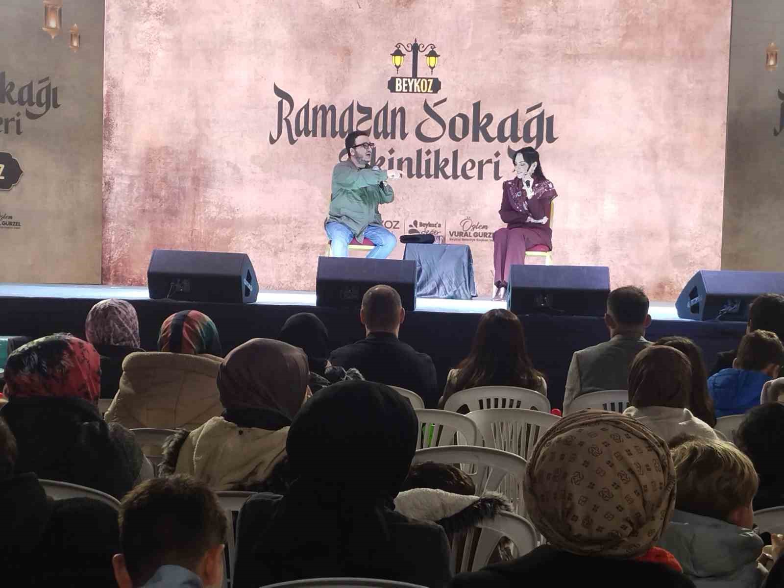 yazar hayati inanc ve prof dr oytun erbas beykozda ramazan sokagi etkinliklerine konuk oldu ia9vrwNh