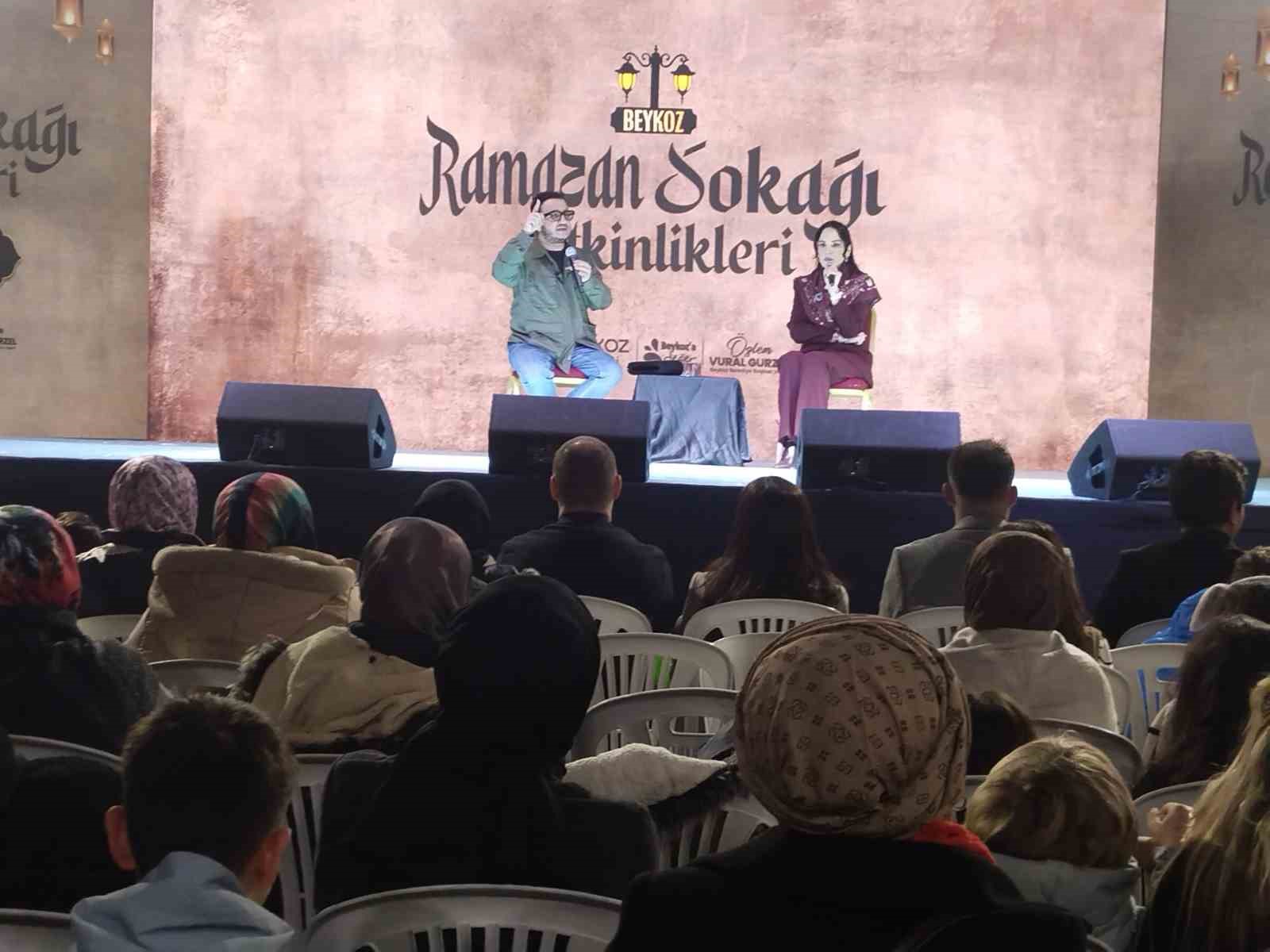 yazar hayati inanc ve prof dr oytun erbas beykozda ramazan sokagi etkinliklerine konuk oldu u1stp4tC