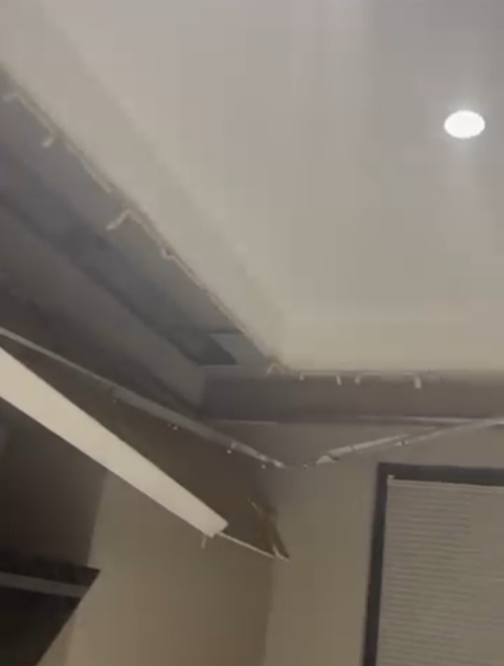 yeni yapilan binada tavan coktu o anlar kamerada 1 hHQ8X7cN