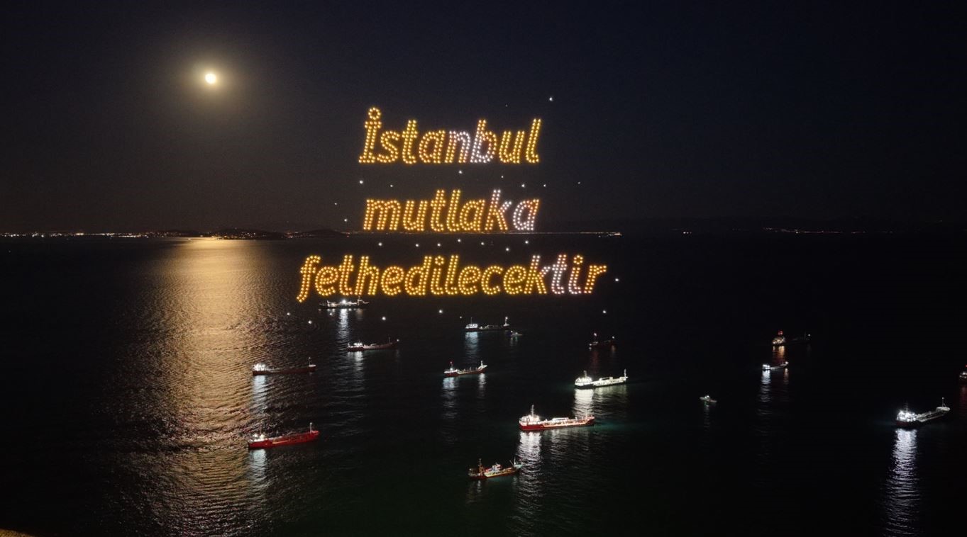 yenikapi sahilinde 1453 dronla fetih soleni 3 I3UlJIcn