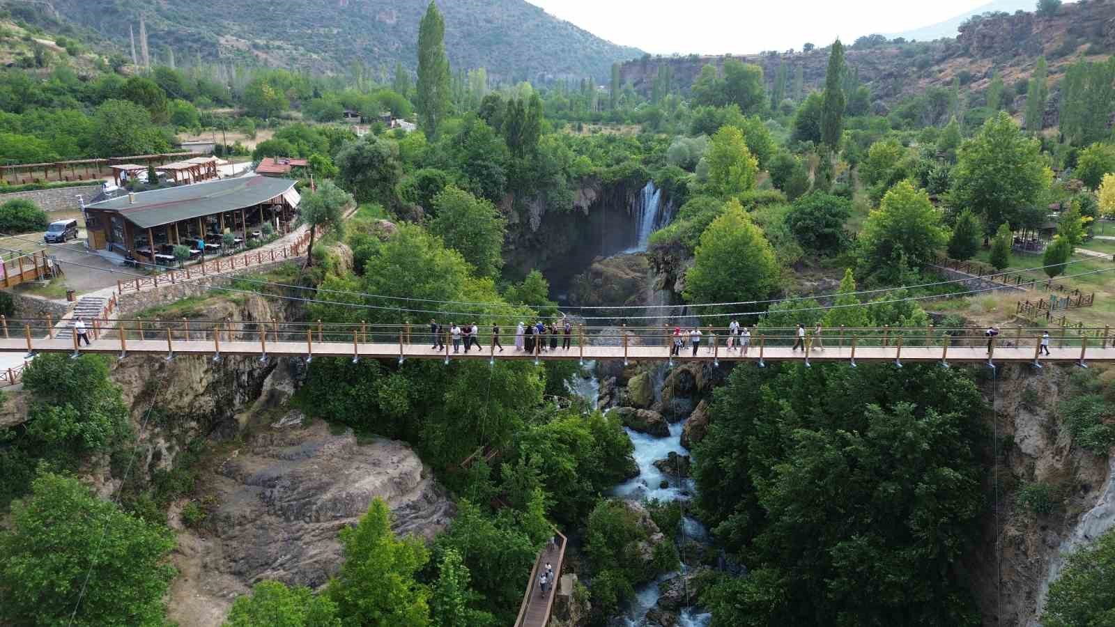 Yerköprü Şelalesi ziyaretçilerin uğrak noktası oldu 4 yerkopru selalesi ziyaretcilerin ugrak noktasi oldu 0