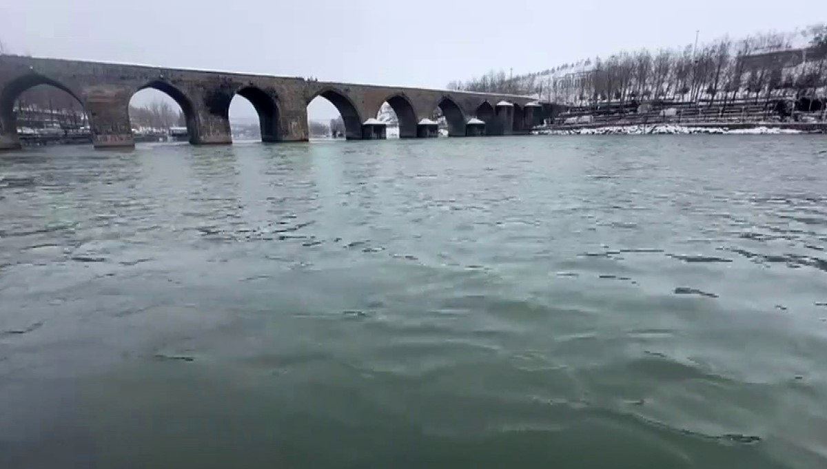 yogun kar dicle nehrinde su seviyesini arttirdi 2 6IJIUHle