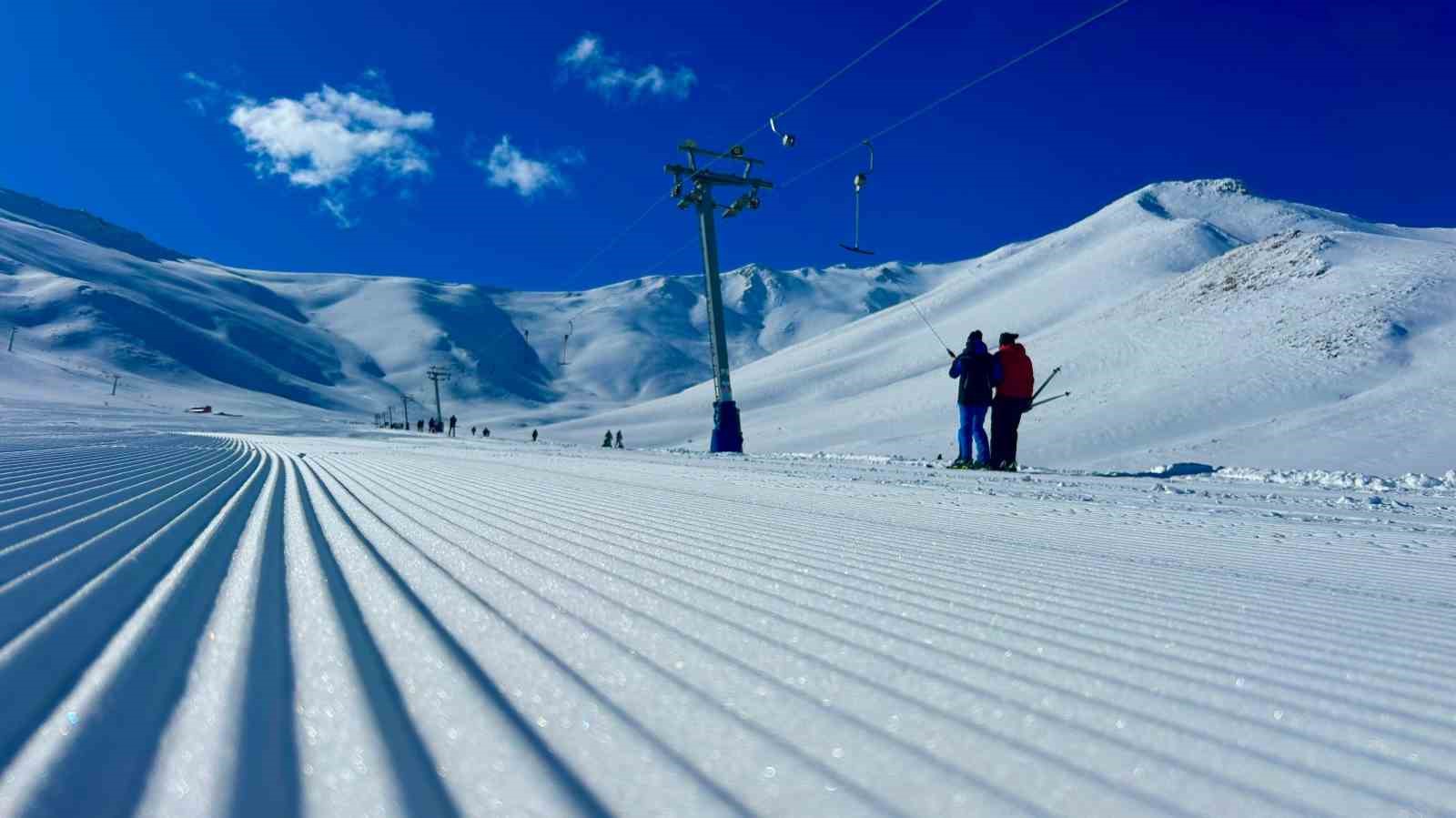 yogun kar yagisi abali kayak merkezini yeniden hareketlendirdi 1