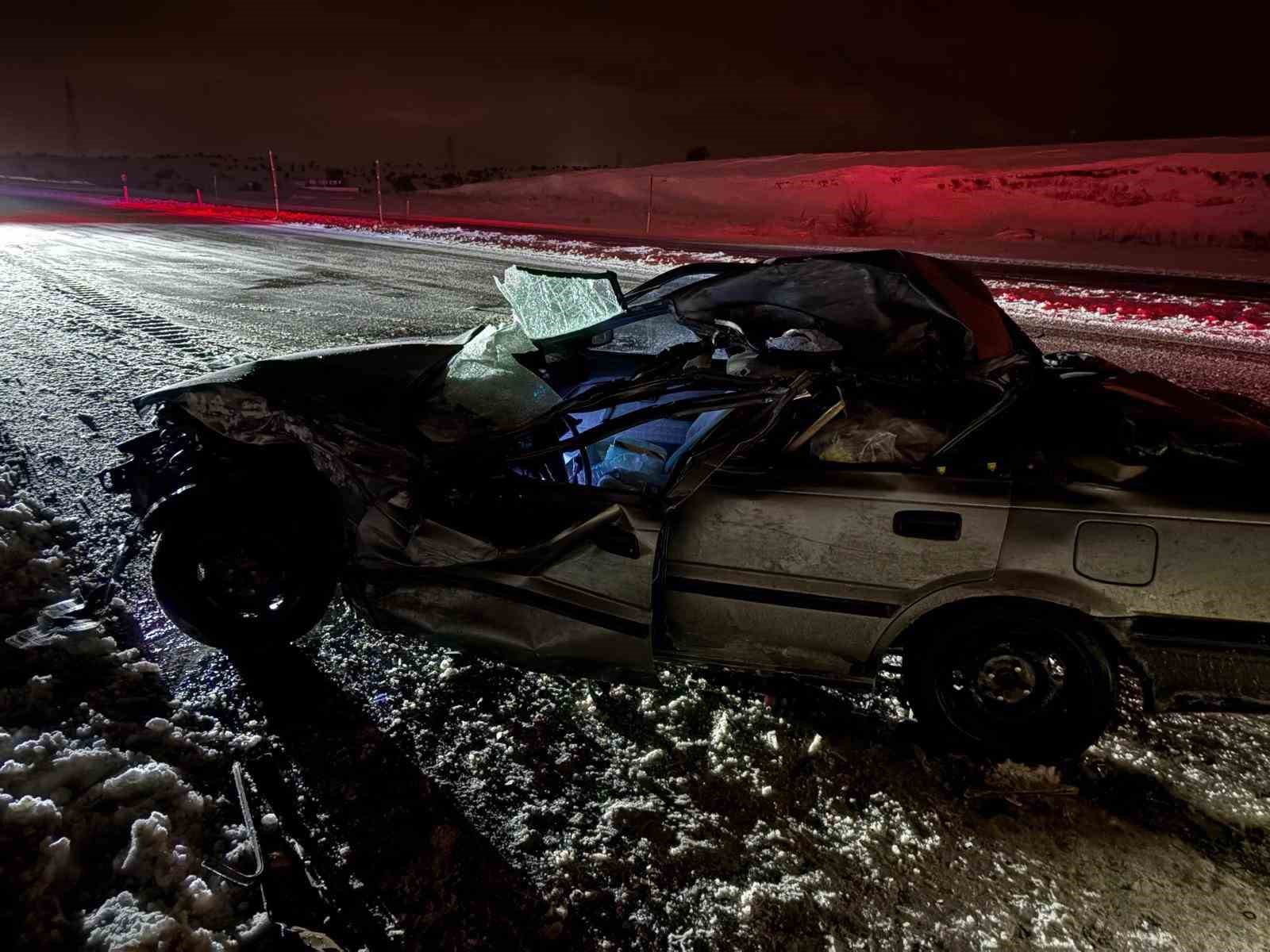yol buzlandi tirlar makasladi 5