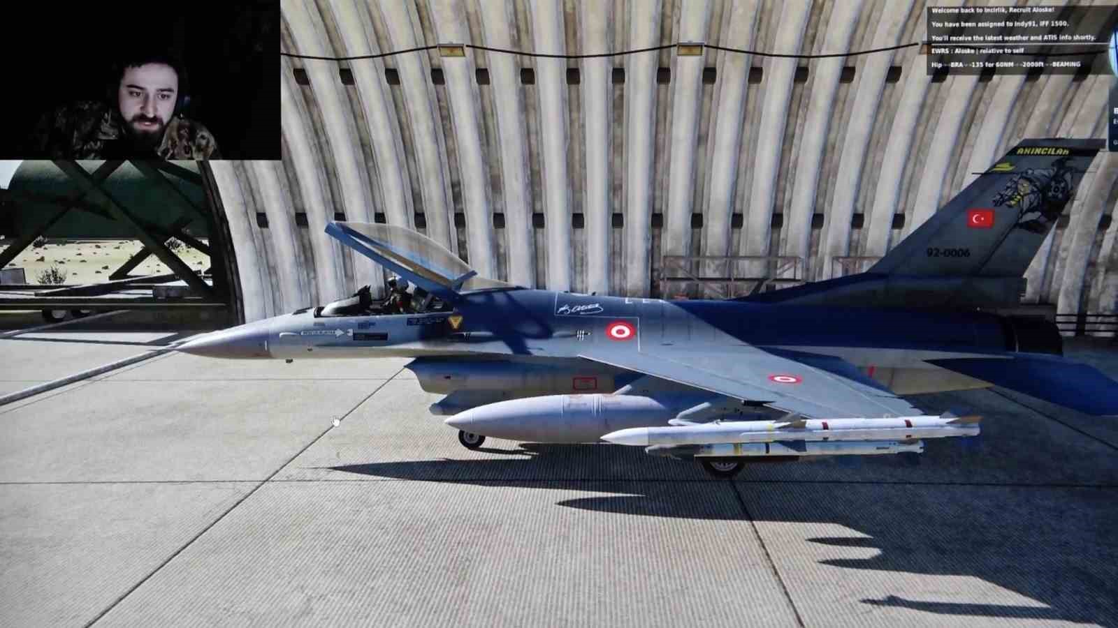 youtuber gencten cati katindan sanal f 16 egitimi 1 czfzNHH1