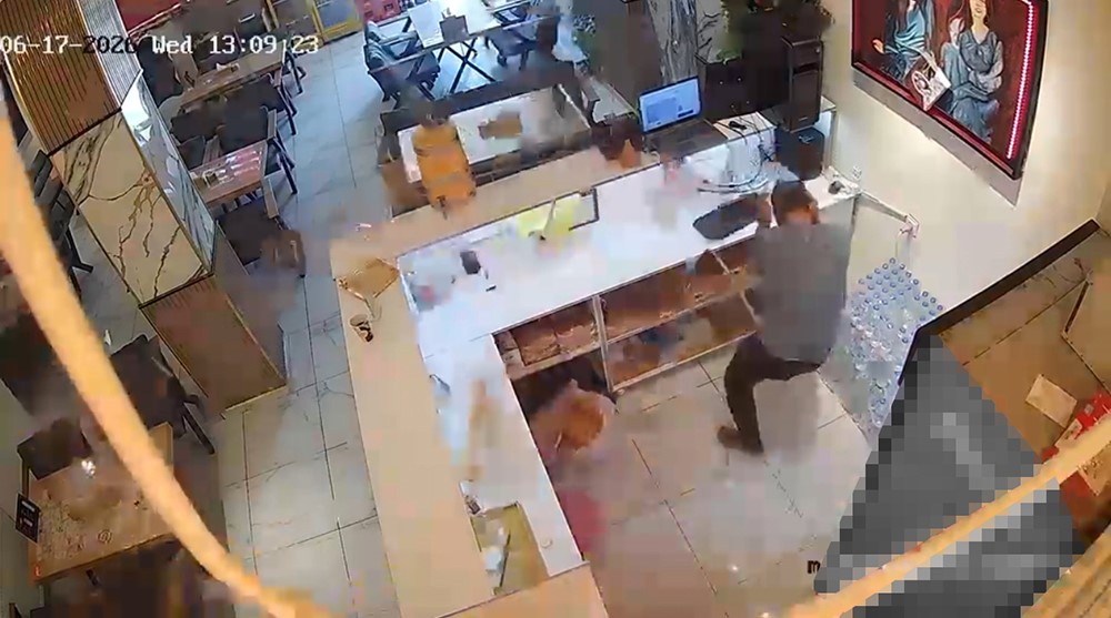 yuksekovada kafede mutfak tupu patladi olay ani kamerada 1
