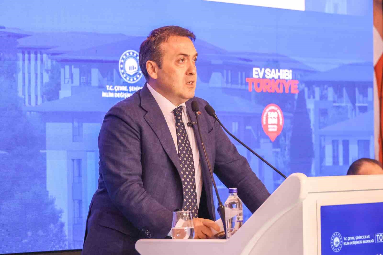 yuzyilin konut projesi kapsaminda insa edilecek bin 419 adet sosyal konutun kura cekimi gerceklestirildi