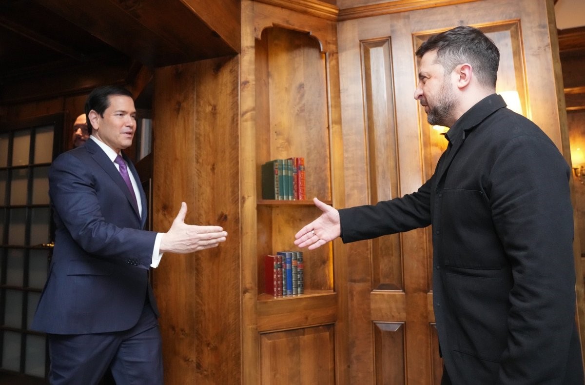 zelenskiy baris gorusmeleri oncesinde abd disisleri bakani rubio ile bir araya geldi 0 G7R1eyQ9