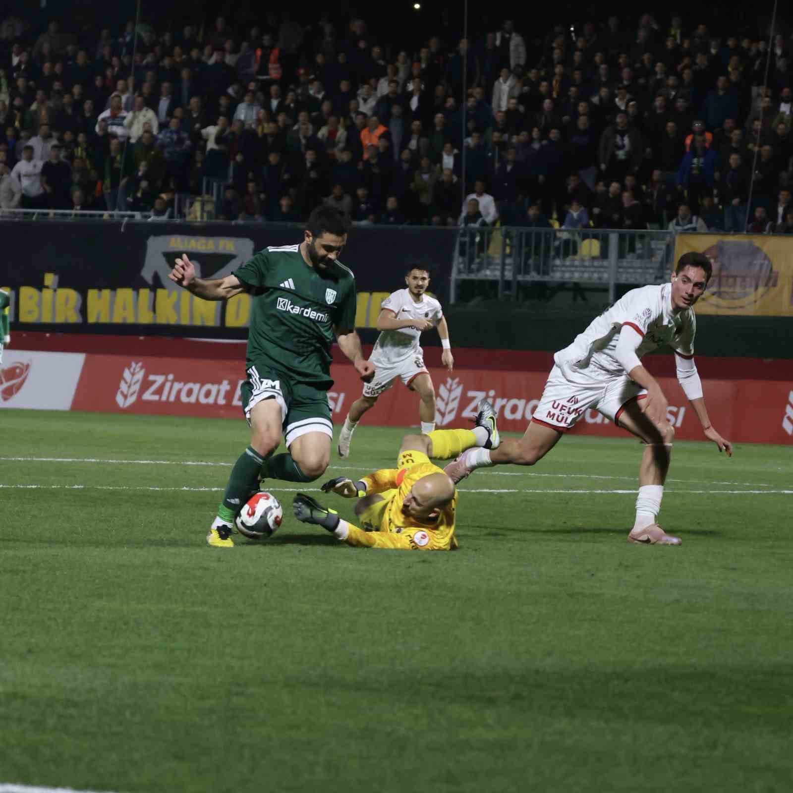 ziraat turkiye kupasi aliaga fk 0 genclerbirligi 0 ilk yari 8