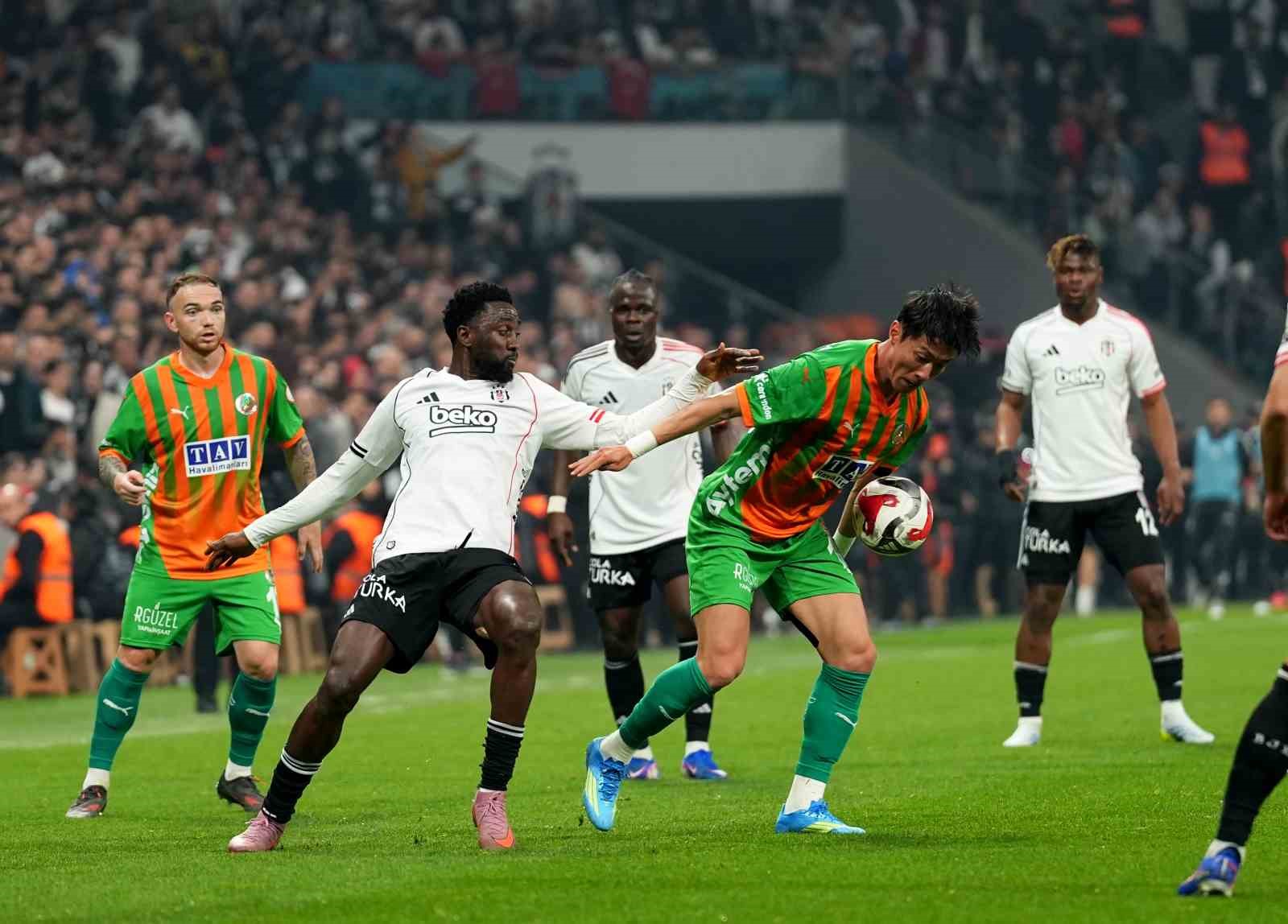 ziraat turkiye kupasi besiktas 1 corendon alanyaspor 0 ilk yari 27