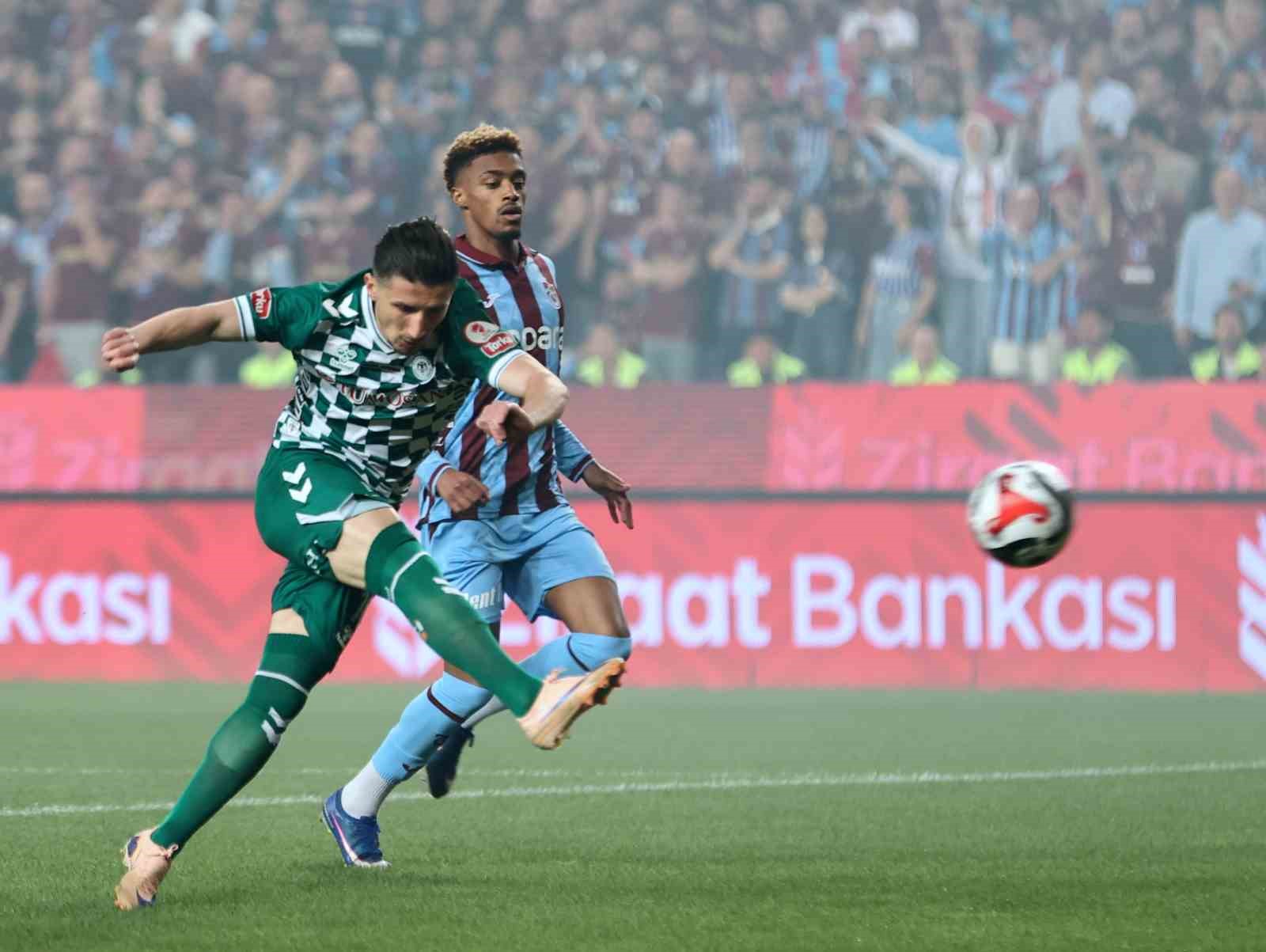 Ziraat Türkiye Kupası: Trabzonspor: 1 - Konyaspor 0 (İlk yarı) 31 ziraat turkiye kupasi trabzonspor 1 konyaspor 0 ilk yari 27 YW51N32T