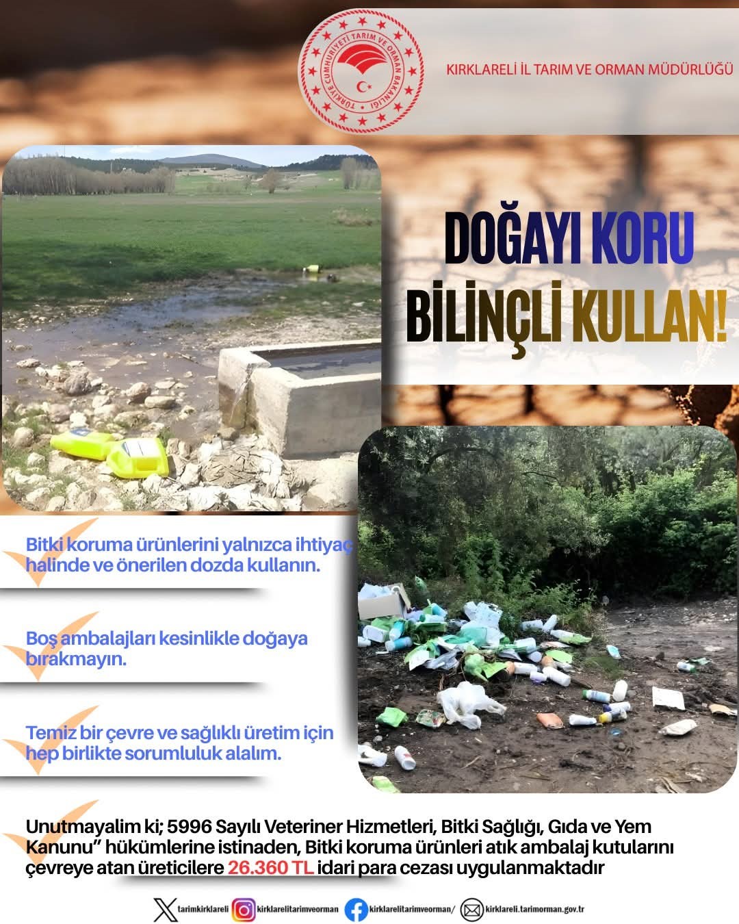 zirai ilac ambalajini dogaya atan ureticiye 26 bin 360 tl ceza 0 k6amiRFL